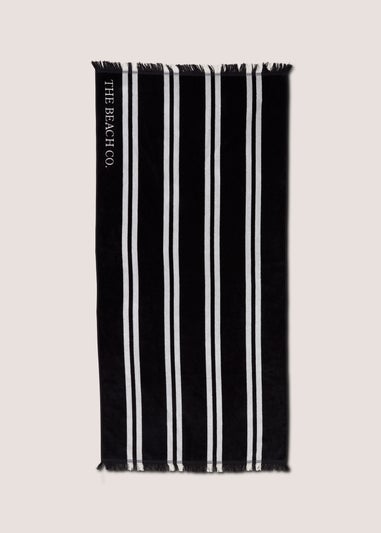 The Beach CO Black Beach Towel (80cm x 160cm)