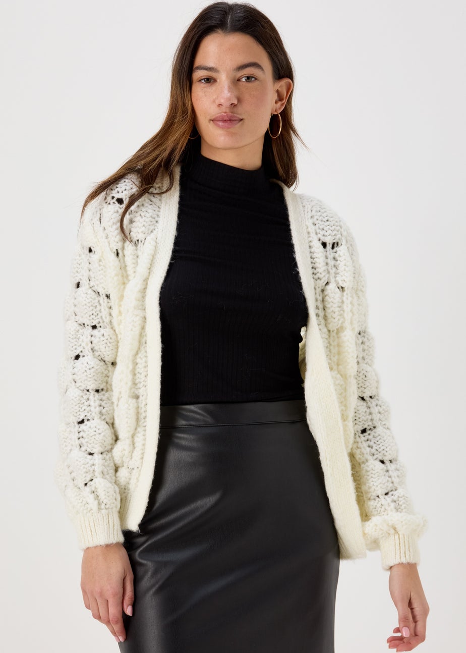 Cream Lofty Cardigan