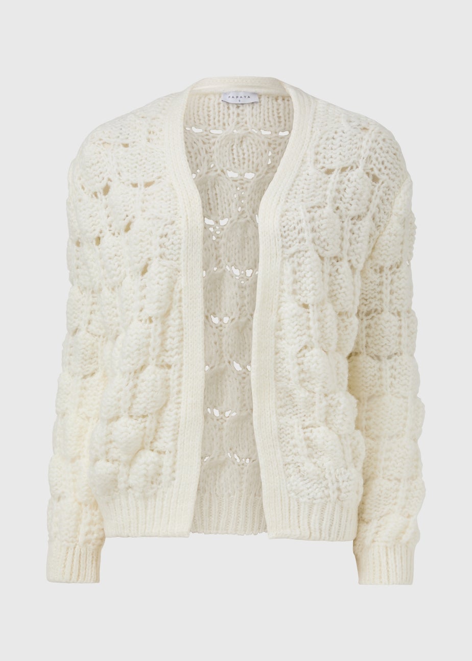 Cream Lofty Cardigan