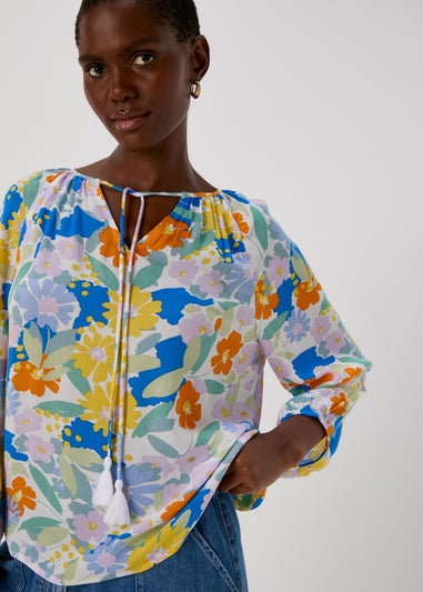 Multicolour Floral Print Blouse
