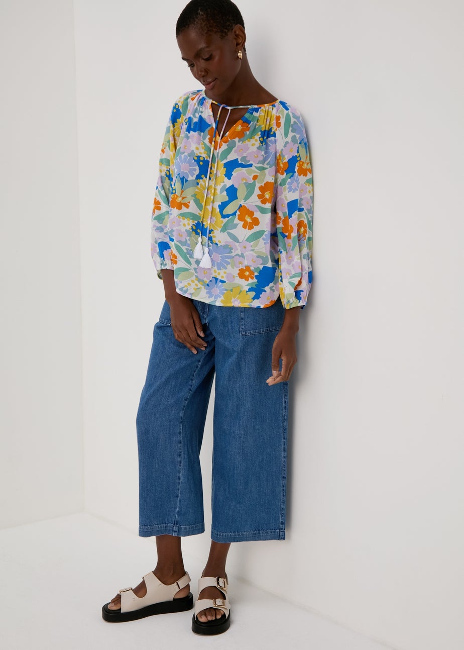 Multicolour Floral Print Blouse