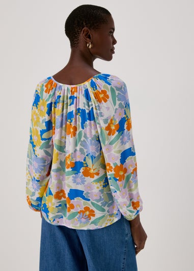 Multicolour Floral Print Blouse