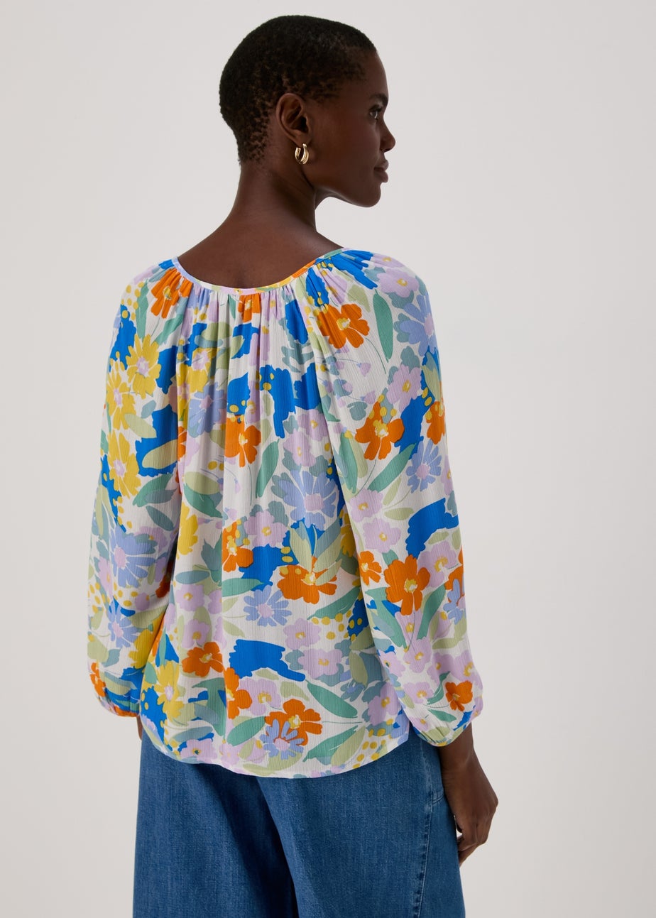 Multicolour Floral Print Blouse