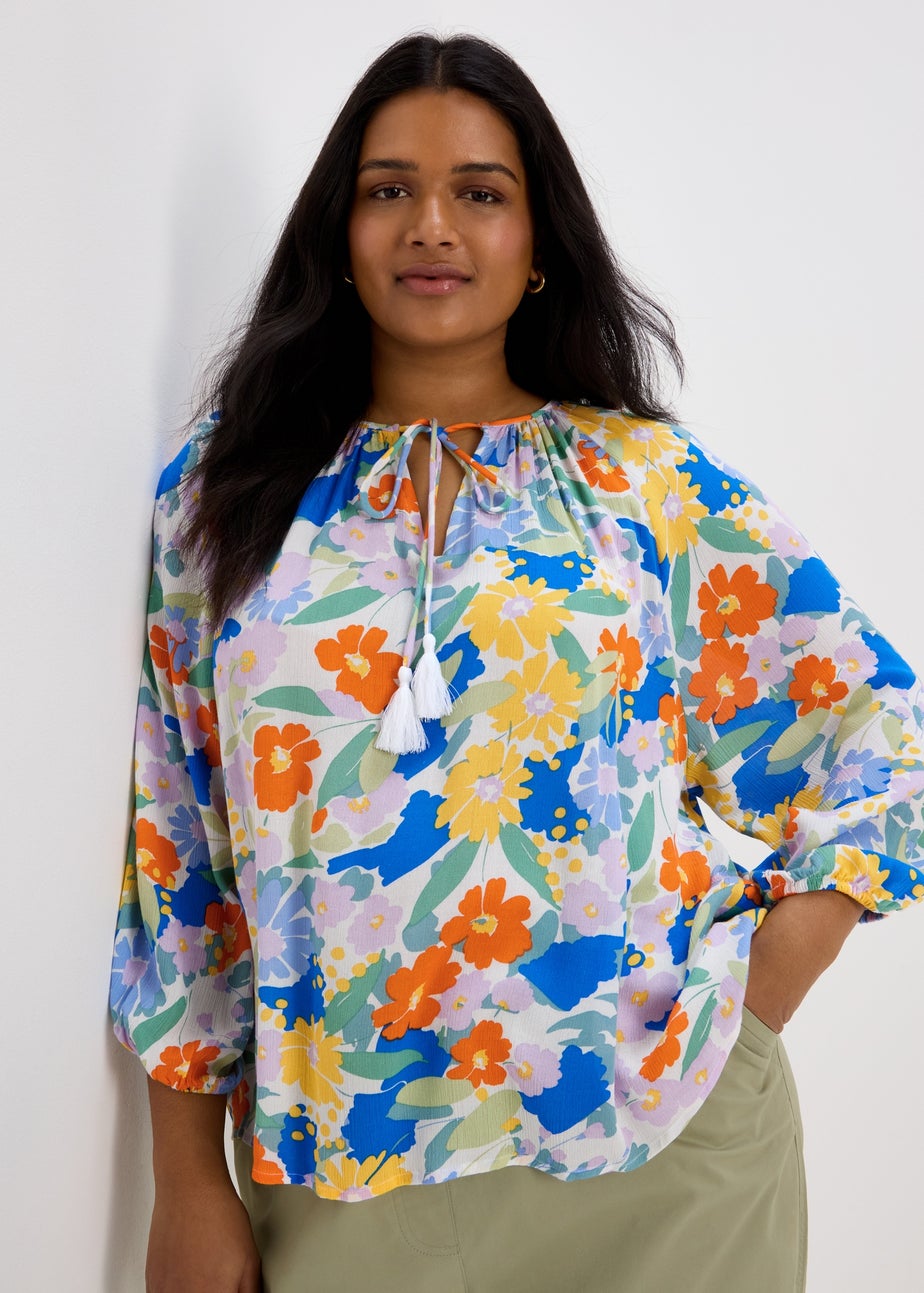 Multicolour Floral Print Blouse