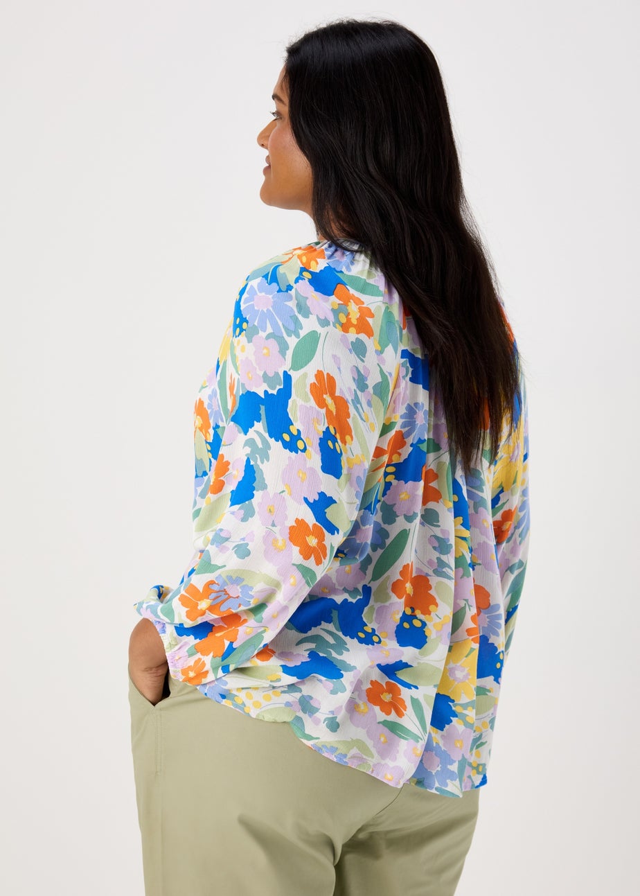 Multicolour Floral Print Blouse