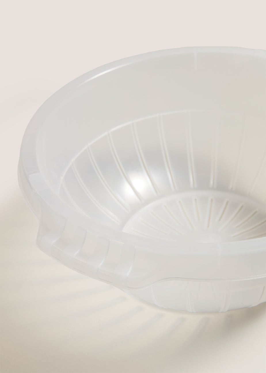 Clear Plastic Colander (30cmx13.5cm)