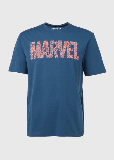 Marvel Blue Logo T-Shirt
