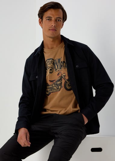 Mustard Gas Monkey Motor T-Shirt