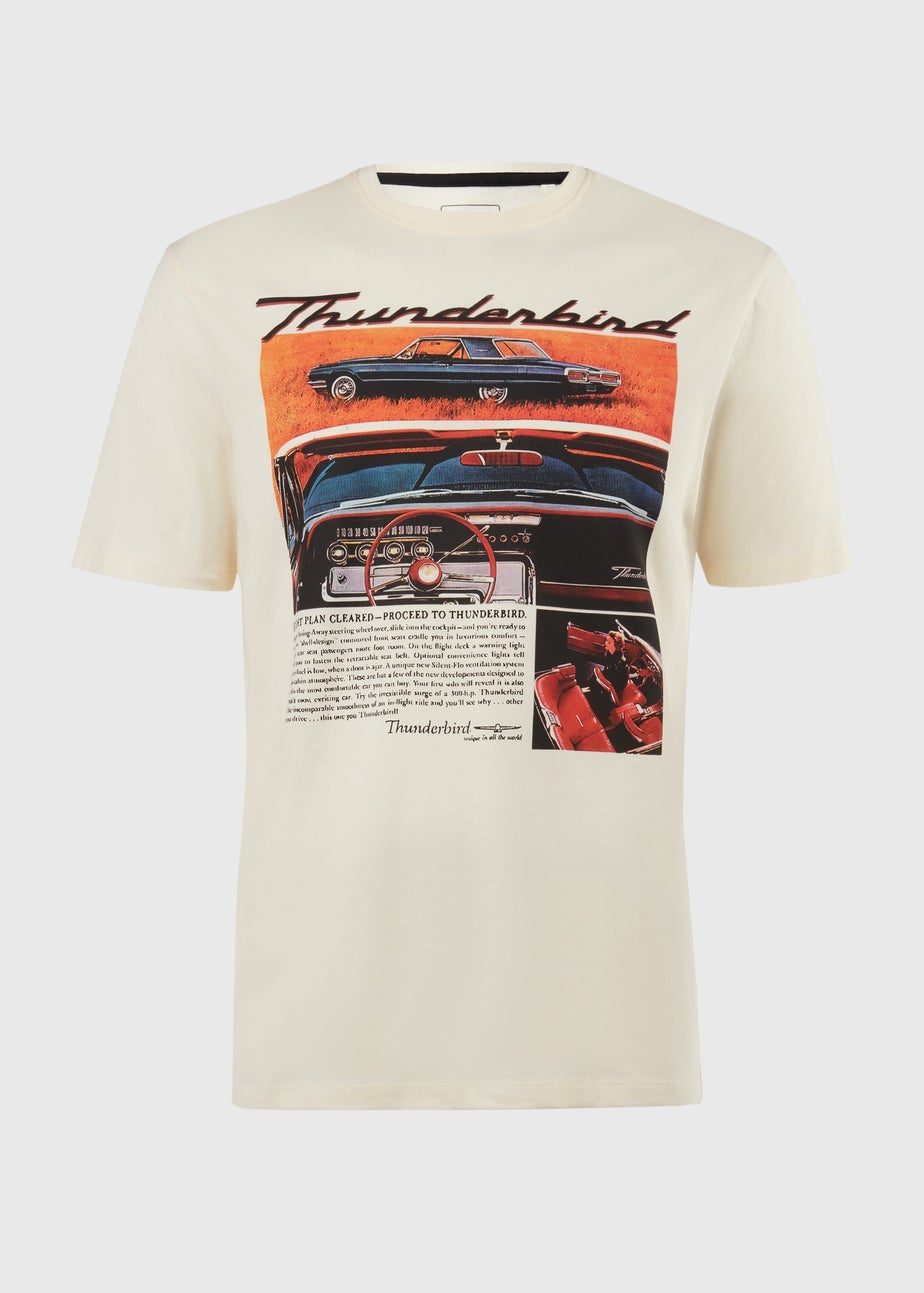 Ecru Thunderbirds Cotton T-Shirt