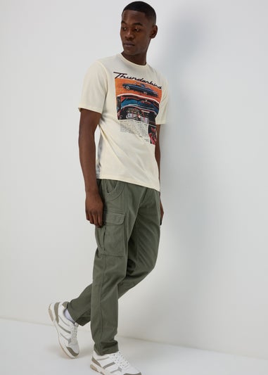 Ecru Thunderbirds Cotton T-Shirt