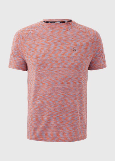 Souluxe Orange Space Dye T-Shirt