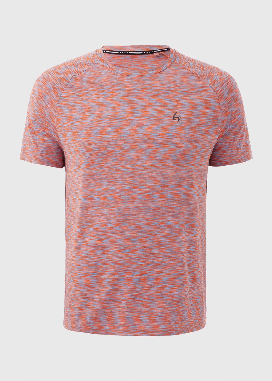Souluxe Orange Space Dye T-Shirt