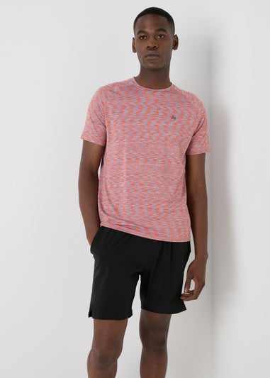 Souluxe Orange Space Dye T-Shirt