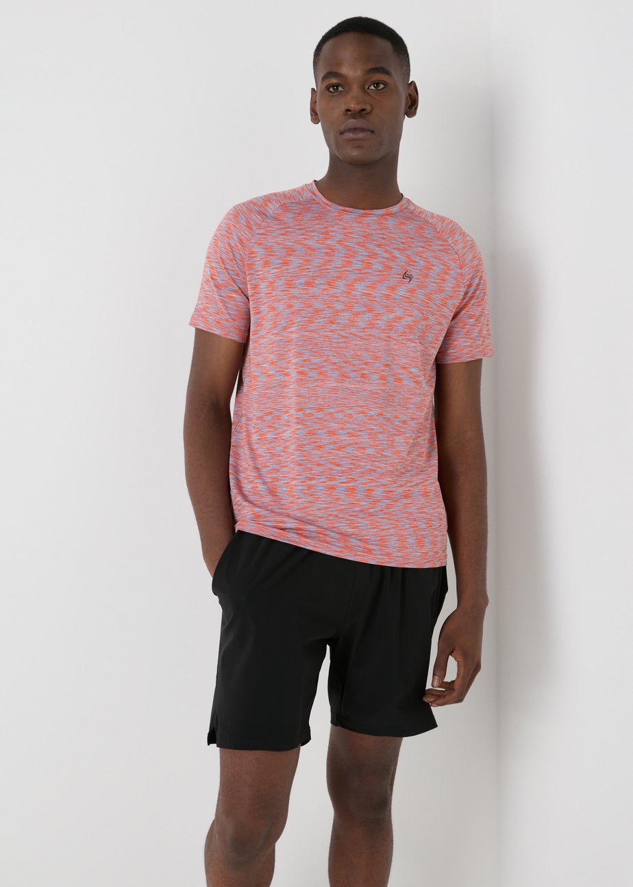 Souluxe Orange Space Dye T-Shirt