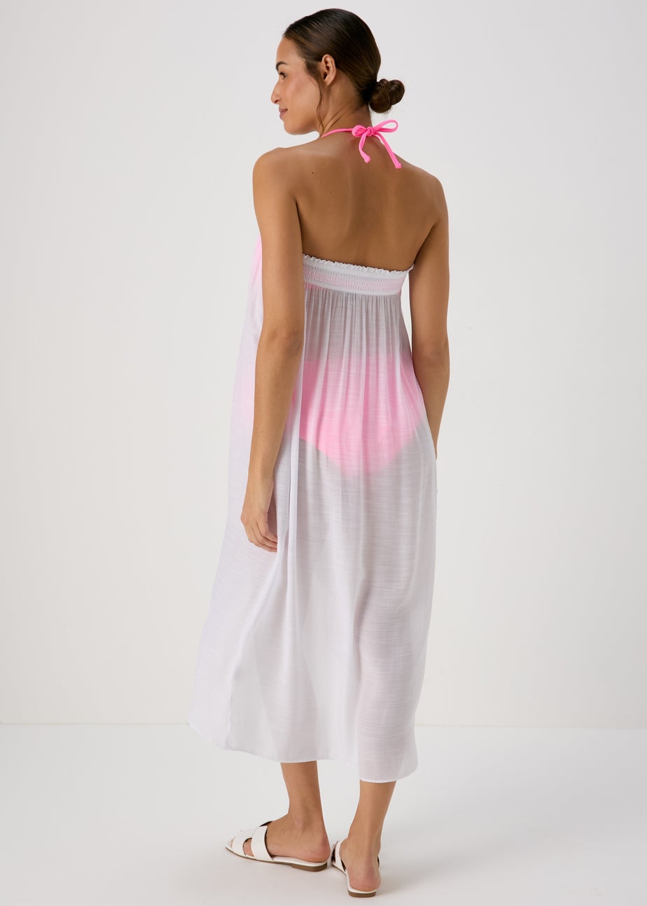 White Bandeau Maxi Dress