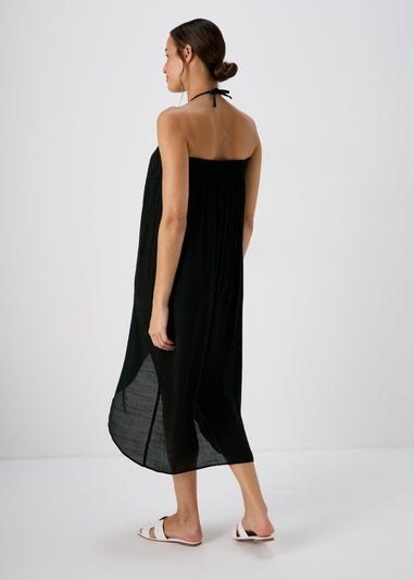Black Bandeau Maxi Dress