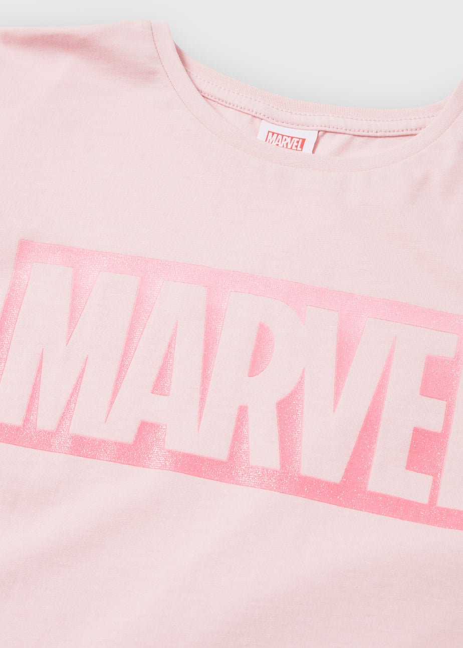 Marvel Girls Pink Shirt (5-12yrs)