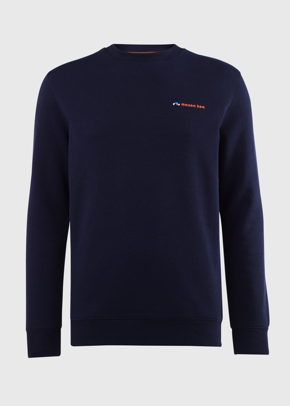 Navy Embroidered Sweatshirt