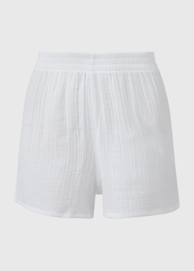 White Beach Shorts