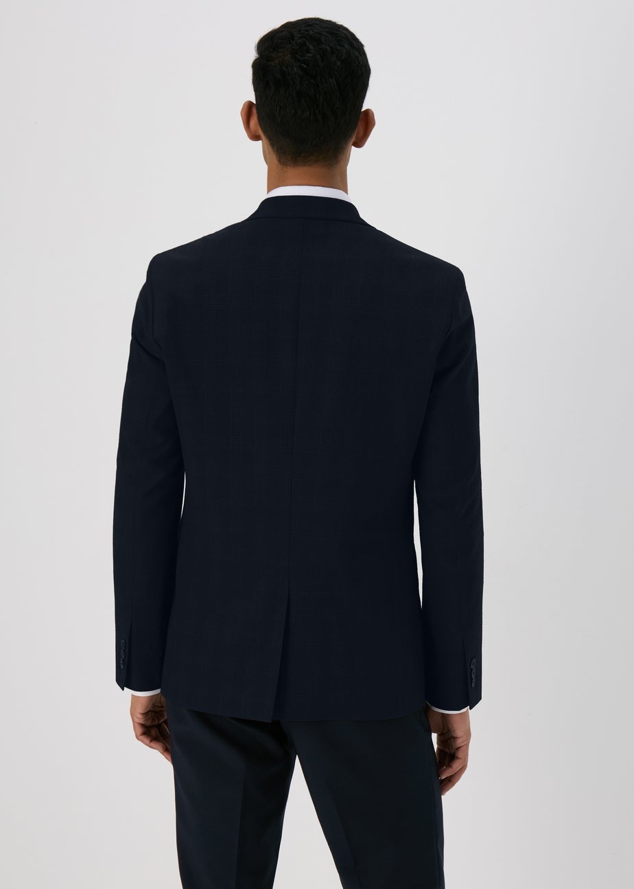 Taylor & Wright Navy Seersucker Blazer
