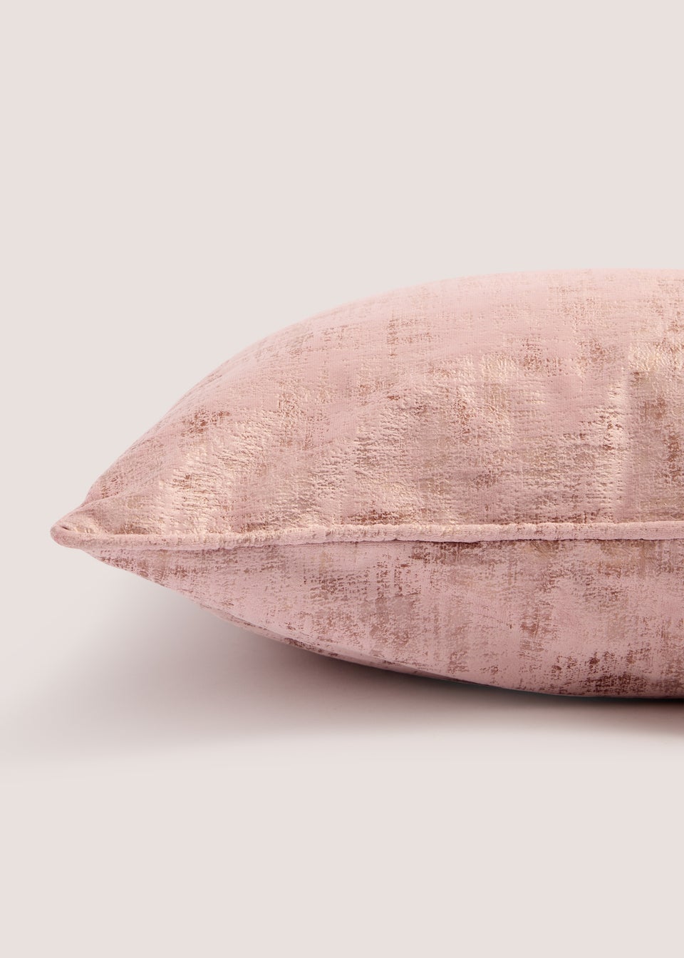Pink Foiled Velvet Pillow