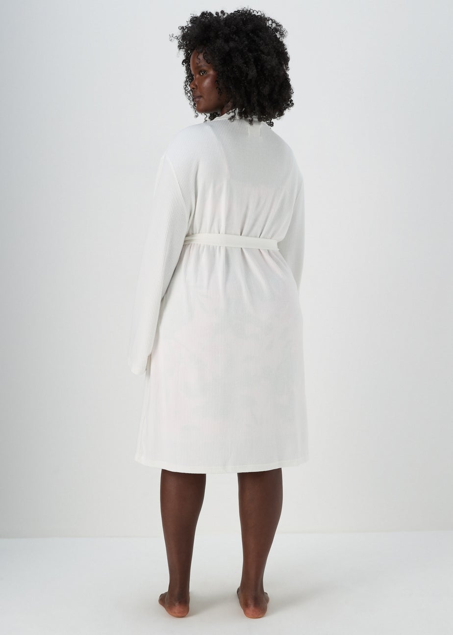 Cream Lightweight Dressing Gown