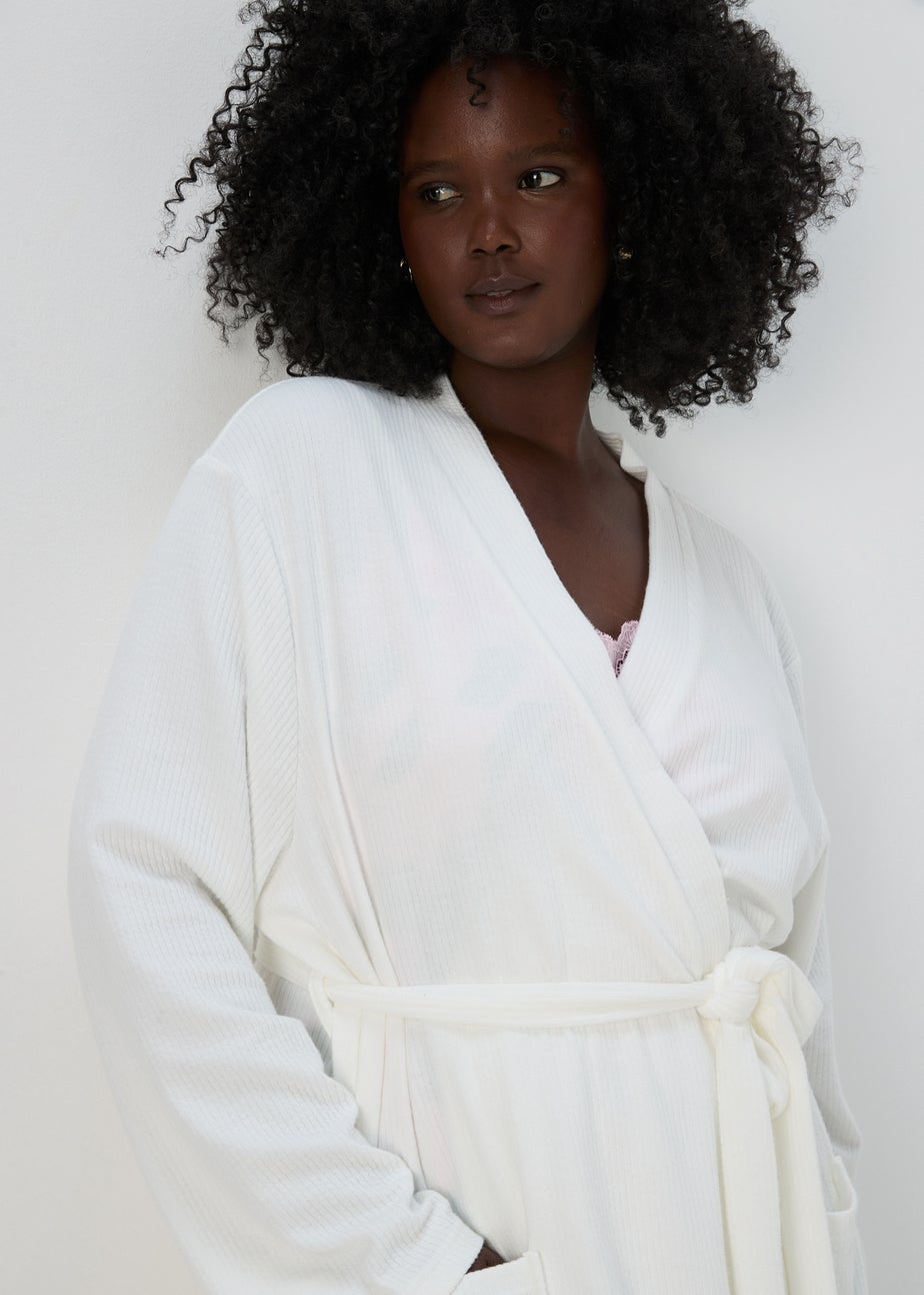 Cream Lightweight Dressing Gown