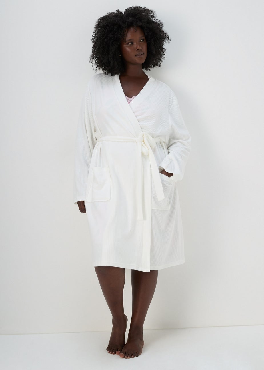 Cream Lightweight Dressing Gown