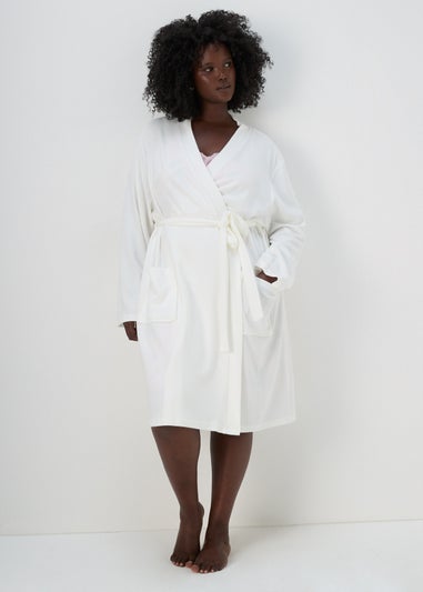 Cream Lightweight Dressing Gown