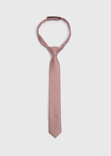 Boys Pink Strap-Fastening Tie (3-6yrs)