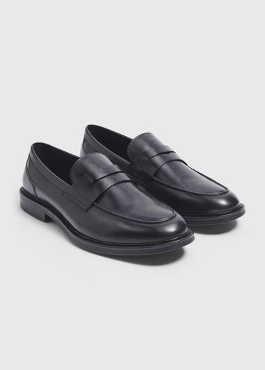 Taylor & Wright Black Leather Loafers