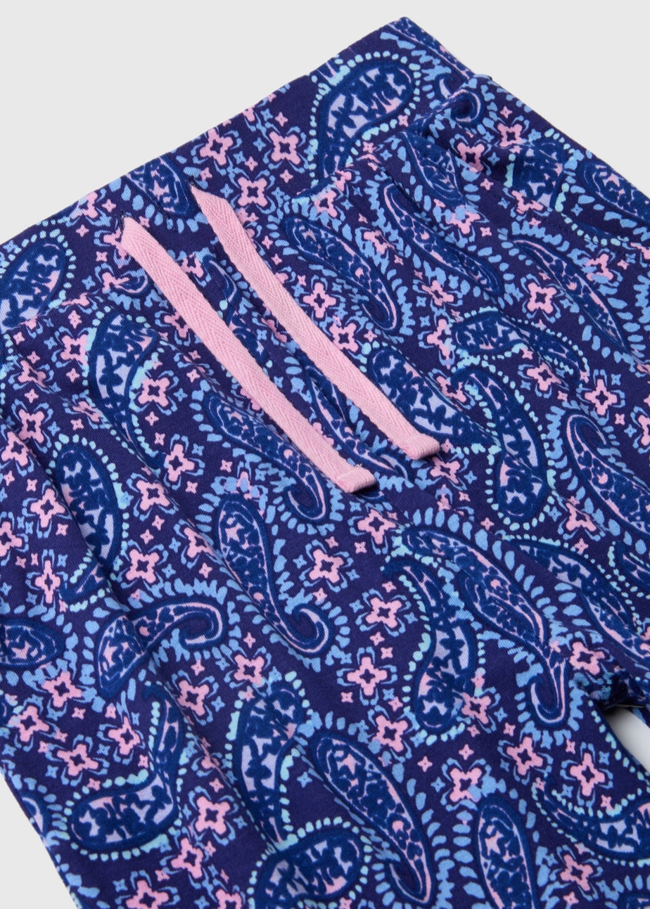 Girls Multicoloured Aztec Paisley Trousers (7-13yrs)