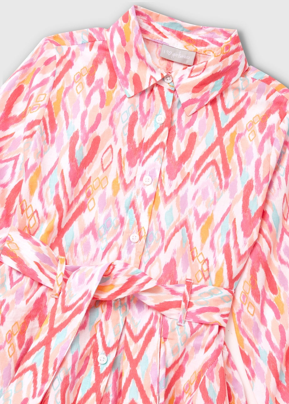 Girls Multicolour Aztec Godet Dress (7-13yrs)