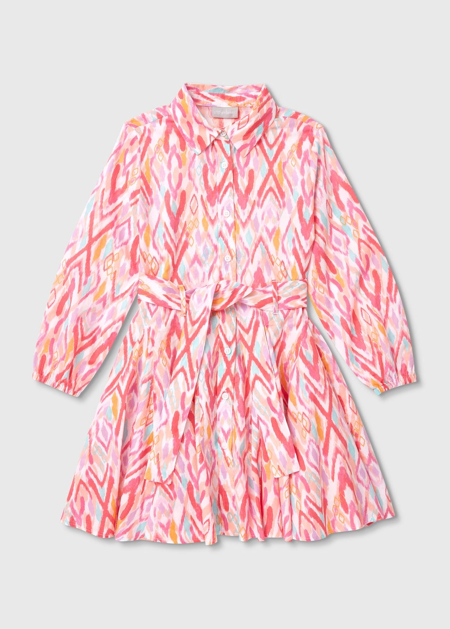 Girls Multicolour Aztec Godet Dress (7-13yrs)