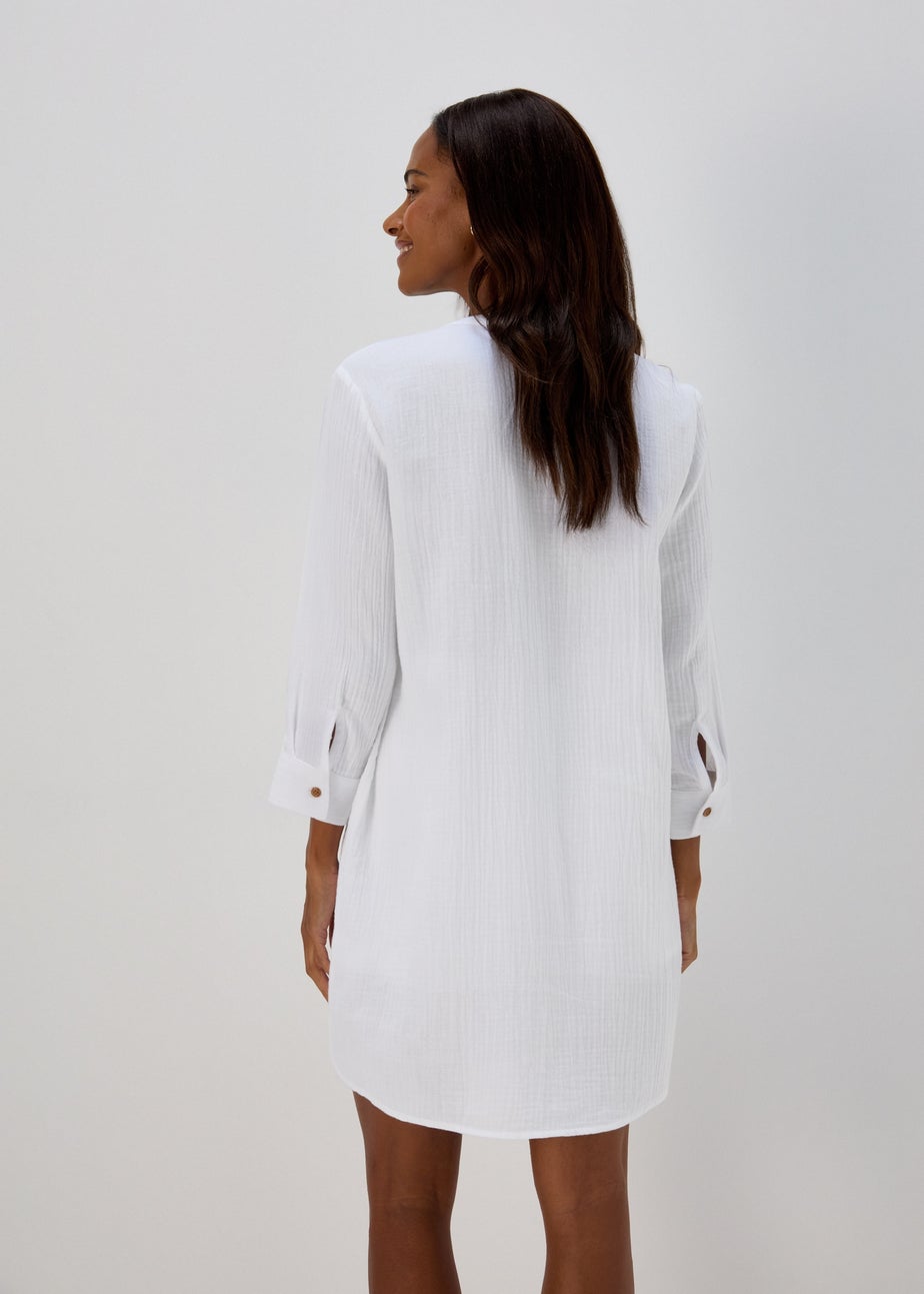 White Double Cloth Shirt