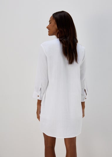 White Double Cloth Shirt