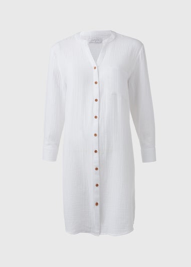 White Double Cloth Shirt