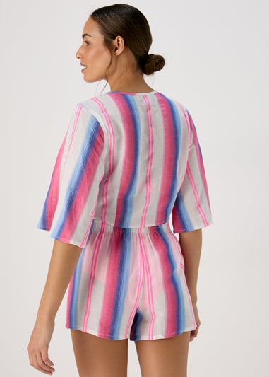 Multicoloured Jacquard Shorts