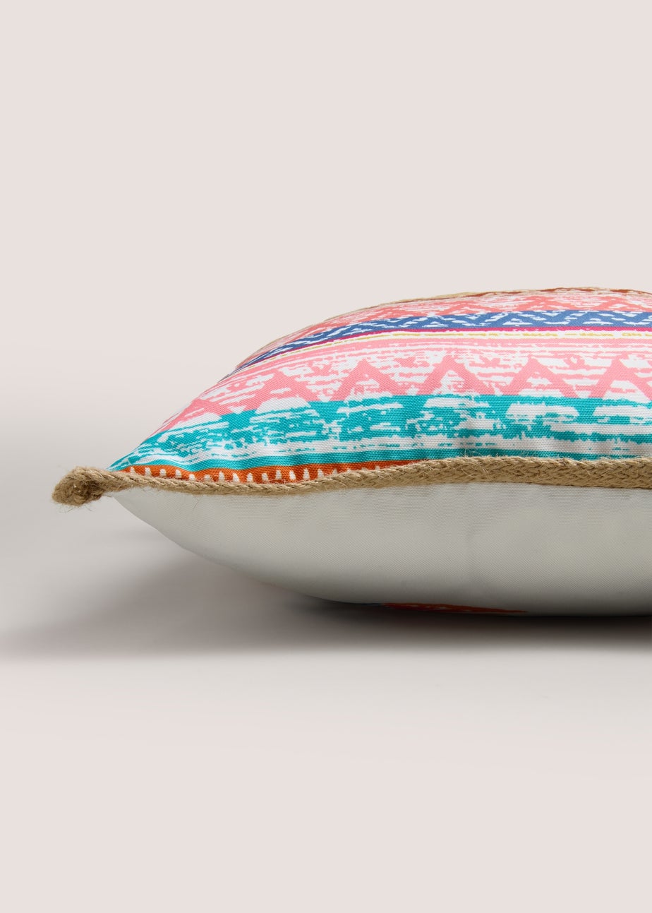 Outdoor Multicolour Crab Print Cushion (43cm x 43cm)