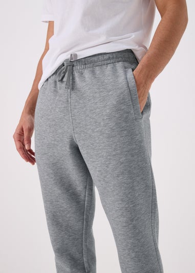 Grey Cuffed Slim Fit Joggers