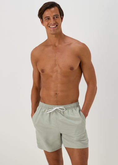 Sage Plain Swim Shorts