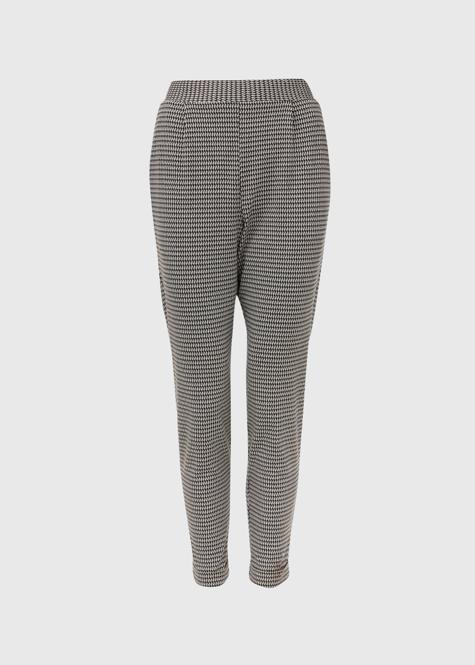 Black Anchor Pull On Trousers