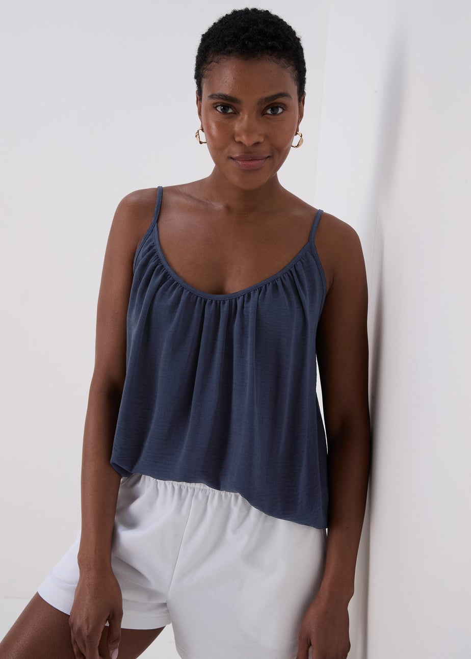 Navy Cami Top