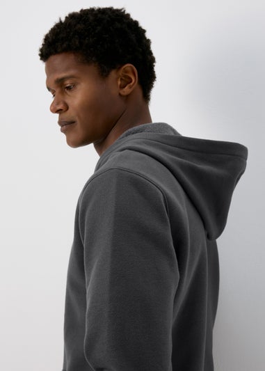 Charcoal Pull On Essential Hoodie