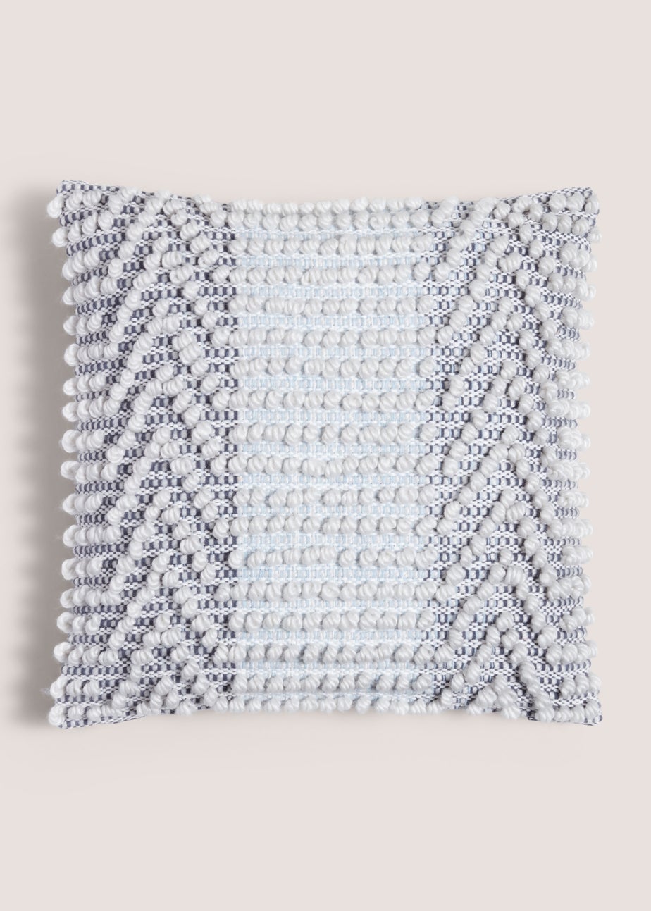 Indigo Bobble Cushion (43cm x 43cm)