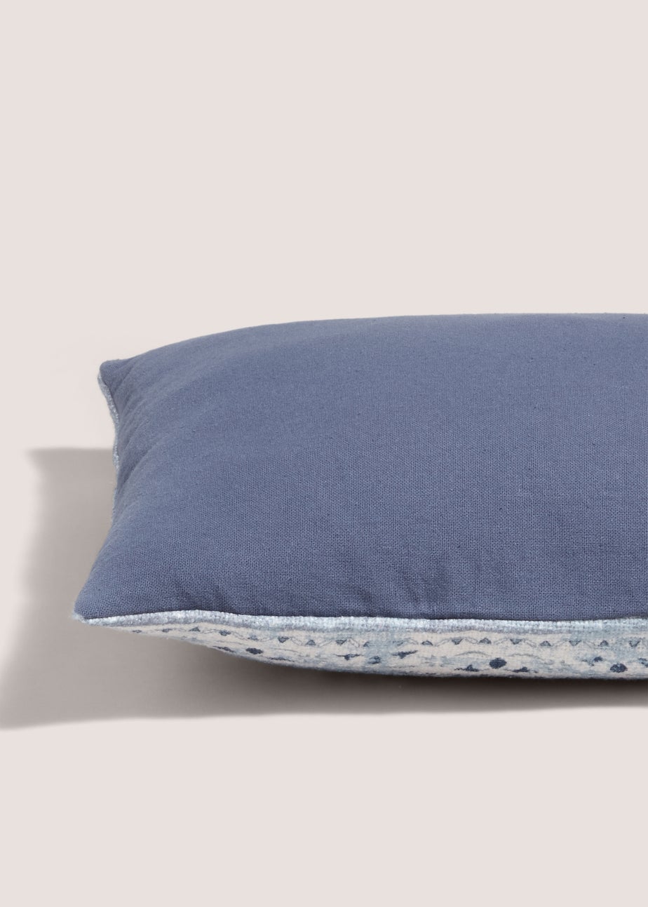Indigo Kilim Cushion (30cm x 50cm)