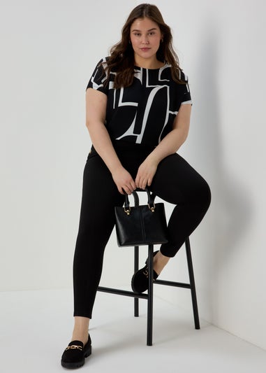 Et Vous Monochrome Abstract T-Shirt