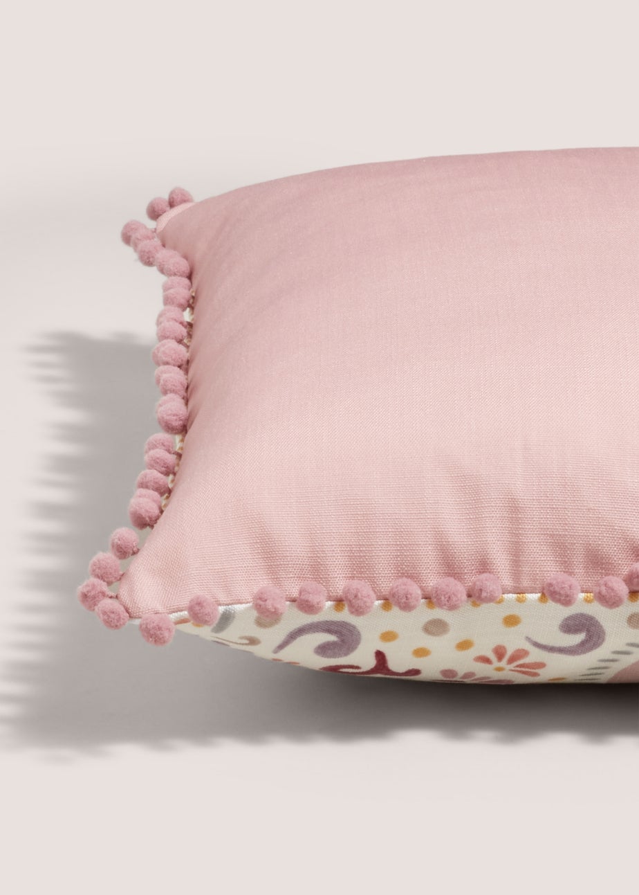 Multicolour Artisan Mandala Cushion (43cm x 43cm)