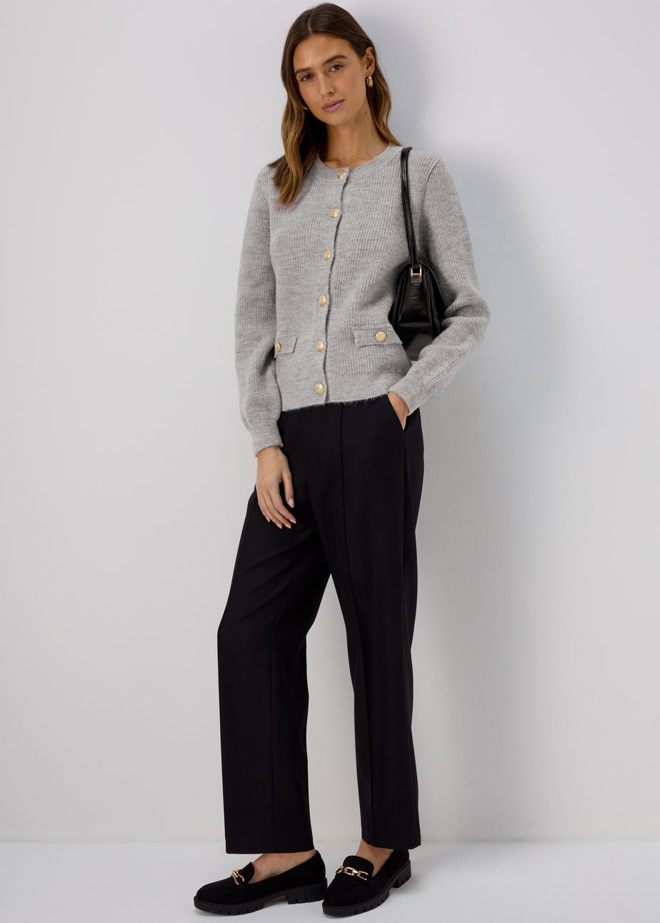 Et Vous Grey Button Up Cardigan