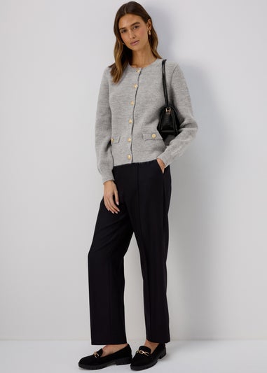 Et Vous Grey Button Up Cardigan